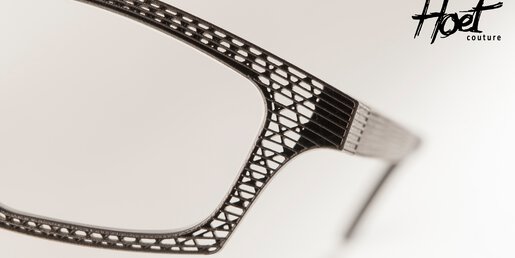 3D printed eyeglasses frames by Raytech & Hoet