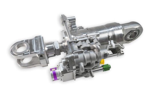 Additively manufactured Liebherr valve block, built on the EOS M 290: Same performance, 35 percent lighter | © EOS