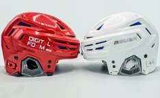Bauer Hockey Helmet with 3D Printed Digital Foam 