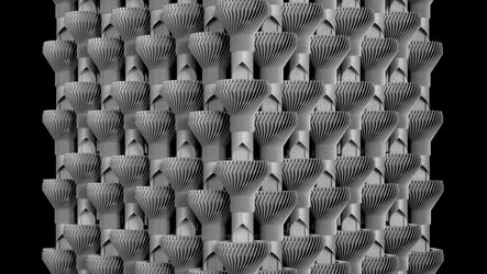 Betatype‘s unique design & process optimization enables additive manufacturing of 384 qualified heatsinks in one batch on an EOSINT M 280 | © EOS