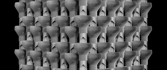 Betatype‘s unique design & process optimization enables additive manufacturing of 384 qualified heatsinks in one batch on an EOSINT M 280 | © EOS