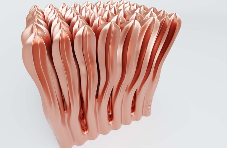 EOS Coral Heat Exchanger in Copper | © EOS