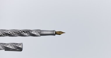 Metal Fountain Pen built in Titanium, 3D printing, EOS | © EOS