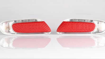 MINI blinker inlays, individually produced on an EOS P 396 | © EOS