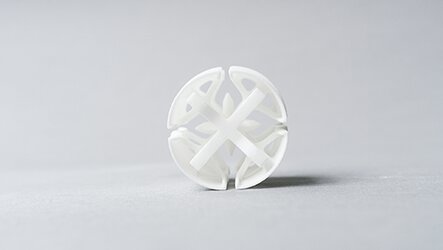 6/2 Auxetic construction manufactured with additive manufacturing by EOS (Source: Thiele + Wagner)