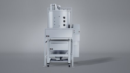 Mixing & Qualification Station (MQS): for gravimetric dosing, homogenization and conditioning of new and used powder | © EOS