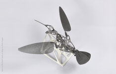 Complex and artful: 3D-printed hummingbird concept 